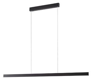 Lampada a sospensione Lucande, Mylosh, dimmerabile, Nero, Sala da pranzo, Alluminio, Moderno