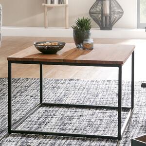 Tavolino 60x60x41 cm tavolino in legno massiccio tavolino da salotto | Wohnling