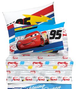 Completo Lenzuola SINGOLO Cars Mcqueen UNICA Cotone Caleffi