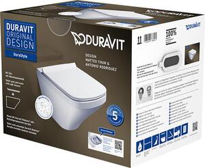 Duravit DuraStyle WC suspendu Rimless Set 455109, y compris siège WC, 45510900A11, 45510900A11