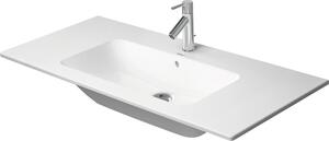 Duravit ME by Starck lavabo pour meuble, avec trop-plein, 1 trou pour robinetterie, avec plage de robinetterie, 1030mm, 23361000001, 23361000001