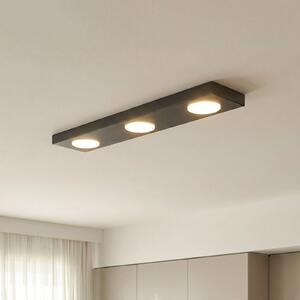 Plafoniera soffitto Hero SIGMA, dimmerabile, Nero, Corridoio, Metallo, Moderno, Plafoniera