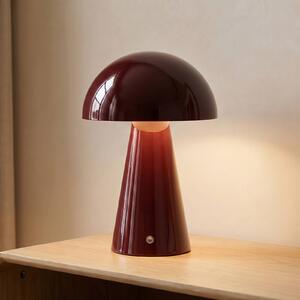 Lampada da tavolo Nevijo Lindby, dimmerabile, Rosso, Soggiorno / Sala da pranzo, Metallo, Moderno, Lampada da tavolo