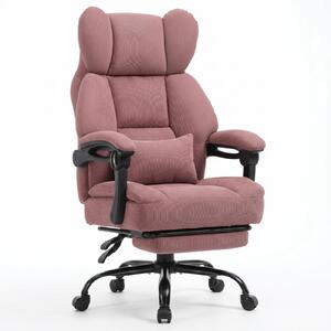 Sedia da gaming GTPLAYER, sedia da ufficio ergonomica con poggiapiedi e supporto lombare, poltrona direzionale ad alto schienale per persone alte, sedia da computer ampia e regolabile in altezza