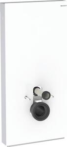 Geberit Monolith PLUS module sanitaire pour WC suspendu, 101 cm, entrée deau latérale, avec tubulure de raccordement, 131.222.SI.7, 131.222.SI.7