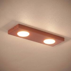 Plafoniera soffitto Hero SIGMA, dimmerabile, Rosso, Corridoio, Metallo, Moderno, Plafoniera