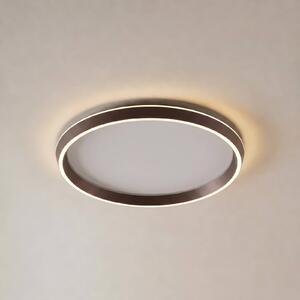 Plafoniera soffitto Rylan Lucande, dimmerabile, Marrone / Ruggine, Soggiorno / Sala da pranzo, Metallo, Moderno, Plafoniera