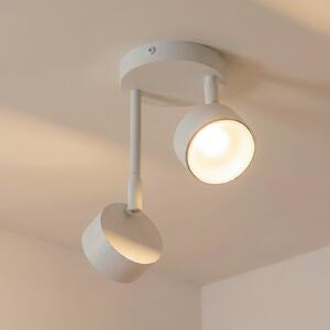 Faretto da soffitto Nemo, a 2 luci, bianco, orientabile, GX53 Nemo SIGMA, dimmerabile, Bianco / Opale, Soggiorno / Sala da pranzo, Metallo, Moderno, Faretto