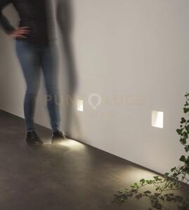 Faretto segnapasso da incasso funky bianco h.17cm led 3000k 90lm 1w