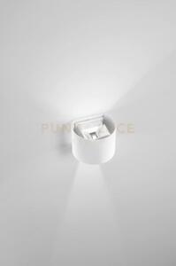 Applique da esterno 10w 720lm 3000k ip65 bianco cily 12cm h.10cm