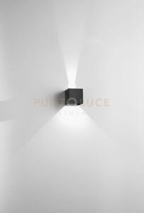 Applique da esterno a led cube antracite 3000k 720lm 10w 10x10x10cm