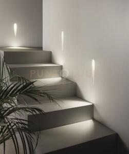 Faretto-segnapasso da incasso limbo bianco h.32cm led 3000k 90lm 1w
