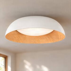 Plafoniera soffitto Gracyn Lindby, dimmerabile, Bianco / Opale, Soggiorno / Sala da pranzo, Plastica, Moderno, Plafoniera