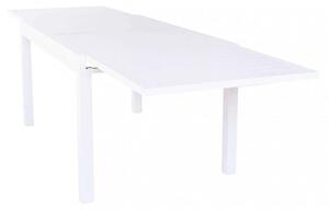 Tavolo Allungabile Hawaii 135/270x90x75 h cm in Alluminio Bianco