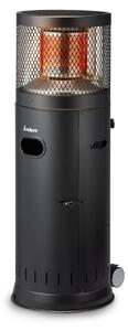 Riscaldatore a gas per pavimenti – Controllo continuo da 3 a 6 kW – Ruote – Colore nero – Bruciatore a gas