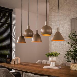 ZIJLSTRA Lampada a sospensione Metallo, dimmerabile, Crema / Ambra, Soggiorno / Sala da pranzo, Metallo, Moderno, Lampada a sospensione