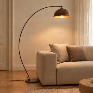 Lampada ad arco Jonera Lindby, Marrone / Ruggine, Soggiorno / Sala da pranzo, Metallo, Giovanile, Lampada da terra