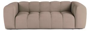 Divano grigio tortora con rivestimento in velluto 225 cm Cube – Bonami Selection