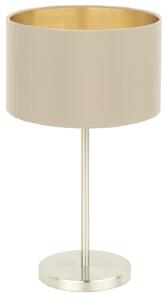 Lampada da tavolo classico Maserlo oro, in tela, EGLO