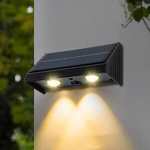 Lumisky Applique a LED solare Kyla, nera, larghezza 11 cm, set da 4 pezzi Kyla, Nero, Plastica, Moderno, Applique da esterni