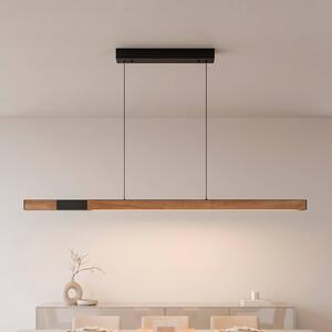 Paul Neuhaus Lampada a sospensione Adriana, dimmerabile, Legno chiaro, Soggiorno / Sala da pranzo, Legno, Lampada a sospensione