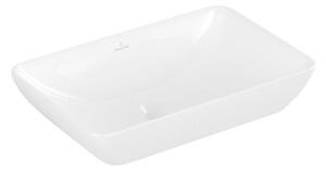 Villeroy & Boch Venticello lavabo à poser semi-encastré, sans trou pour robinetterie, avec trop-plein, 550x360mm, 41135501, 41135501