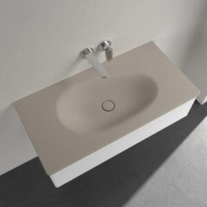 V&B mobile lavabo Antao 100x50cm, angolare, senza sfioratore, mandorla C-plus