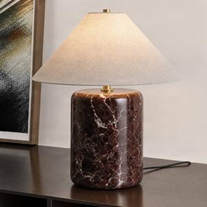 Lampada da tavolo Elodie NOLA, Crema / Ambra, Soggiorno / Sala da pranzo, Tessuto / Stoffa / Seta, Moderno, Lampada da tavolo