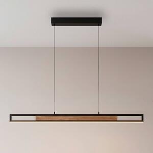 Paul Neuhaus Lampada a sospensione Sveja, dimmerabile, Legno chiaro, Soggiorno / Sala da pranzo, Legno, Moderno, Lampada a sospensione