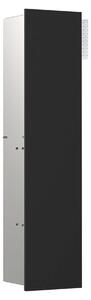 Module WC emco asis pure, montage encastré, charnière de porte à gauche, façade en verre sur toute la longueur, 730x170mm, avec compartiment pour rouleau de réserve, 975528510, 975528510