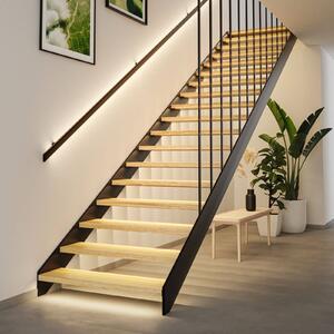 Paulmann Paulmann, estensione per striscia LED MaxLED Stair, 5 m, 2.700 K Stair Side, dimmerabile, Bianco / Opale, Corridoio, Rame