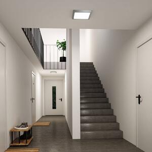 Paulmann Pannello LED Abia 2, Cromo / Argento, Soggiorno / Sala da pranzo, Plastica, Moderno, Plafoniera