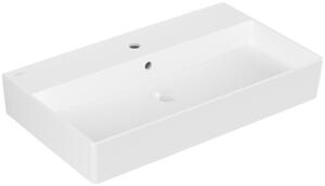 Villeroy & Boch Memento 2.0 lavabo mural, 1 trou pour robinet, avec trop-plein, poli, 800x470mm, 4A228GRW, 4A228GRW