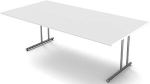 Scrivania Start Up, varie dimensioni, bianco, dimensioni piano d'appoggio:200 x 100 cm