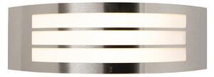 Lampada da parete moderna acciaio inox IP44 - Sapphire Deluxe