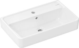 Hansgrohe Xanuia Q lavabo compact, avec trou pour robinet, avec trop-plein, 600x370mm, SmartClean, blanc, 61124450, 61124450