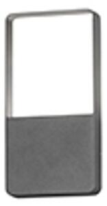 Konstsmide Matera Lampada da parete LED antracite, 3000K, 400lm, 1x6W, 240V, alluminio/vetro smerigliato, 7850-370