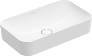 Villeroy & Boch Finion lavabo à poser, sans trop-plein, sans plage de robinetterie, 600x350mm, 414361R1, 414361R1
