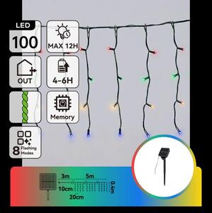 Aigostar - LED Catena luminosa natalizia da esterno 100xLED/8 funzioni 8x0,4m IP44 multicolore