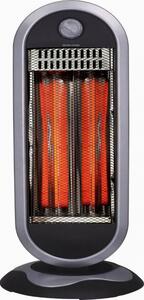Zephir Stufa elettrica al Carbonio Infrarossi Potenza max 900 watt Oscillante colore Grigio - ZCRB901