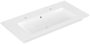 Villeroy & Boch Venticello lavabo armoire, 2 trous pour robinet, avec trop-plein, 1000x500mm, 4104AK01, 4104AK01