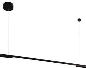 Lampada a sospensione LED ORGANIC nera 16W, bianco caldo 1360 lm, metallo, dimensioni: 140x100x2 cm, IP20, Maxlight