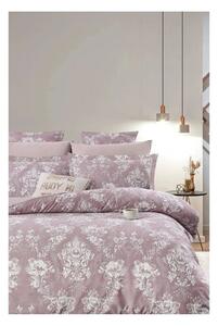 Biancheria da letto rosa in cotone renforcé per letto matrimoniale/per letto esteso con lenzuolo incluso/4 pezzi 200x220 cm – Mila Home
