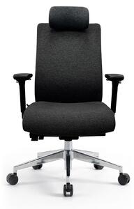 JAN NOWAK Sedia da ufficio ergonomica, nera, VECTOR – ergonomica e confortevole per l'ufficio e il lavoro da casa