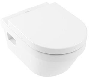 Villeroy & Boch Architectura Combi-Pack lavable WC DirectFlush (bord de chasse ouvert) avec siège WC avec fonction SoftClosing, White Alpine, 5684HRR1, 5684HRR1