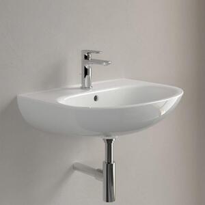 V&B lavabo O.Novo 60x46cm, ovale, con rubinetto, con sfioratore, bianco C-plus