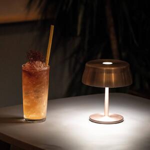 Zafferano Sister Light mini da tavolo accu rame