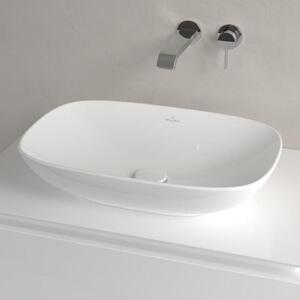 Villeroy & Boch Loop&Friends - Lavabo da appoggio, 560x380 mm, senza sfioratore, bianco alpino 4A490101