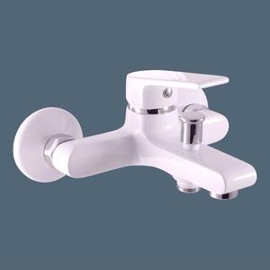 Miscelatore per vasca COLORADO in ottone cromato bianco
