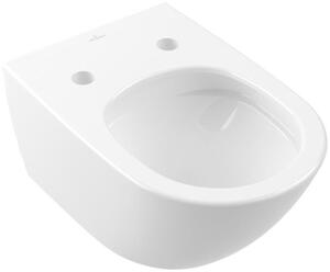 Villeroy & Boch Subway 3.0 WC à fond creux, suspendu, ovale, sans bord, TwistFlush, 370x560x360mm, 4670T0R1, 4670T0R1